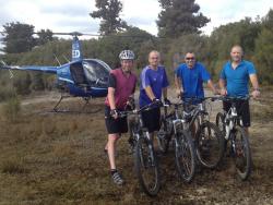 Heli biking Pureora timber trail